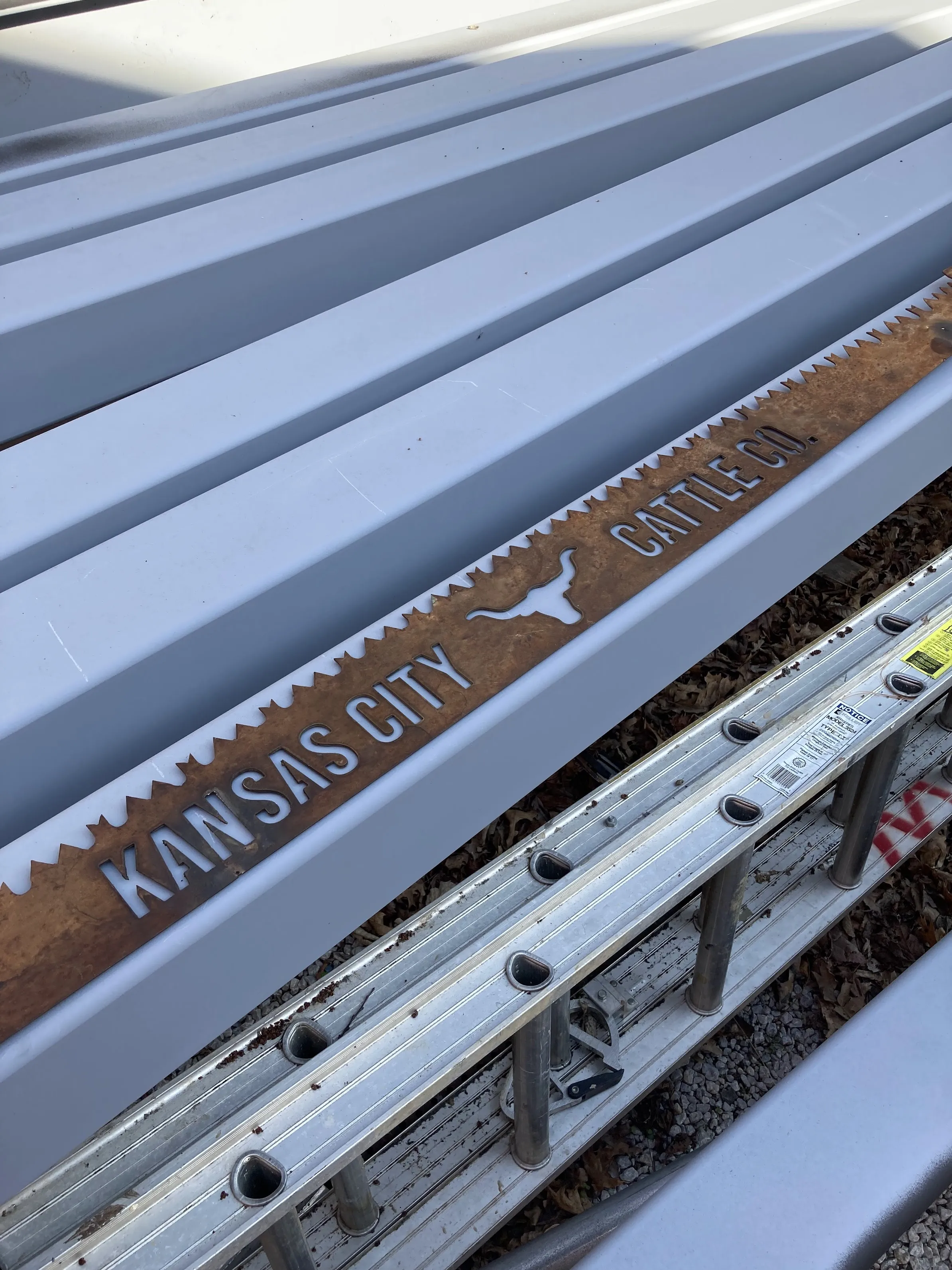 Custom CNC plasma-cut metal signage