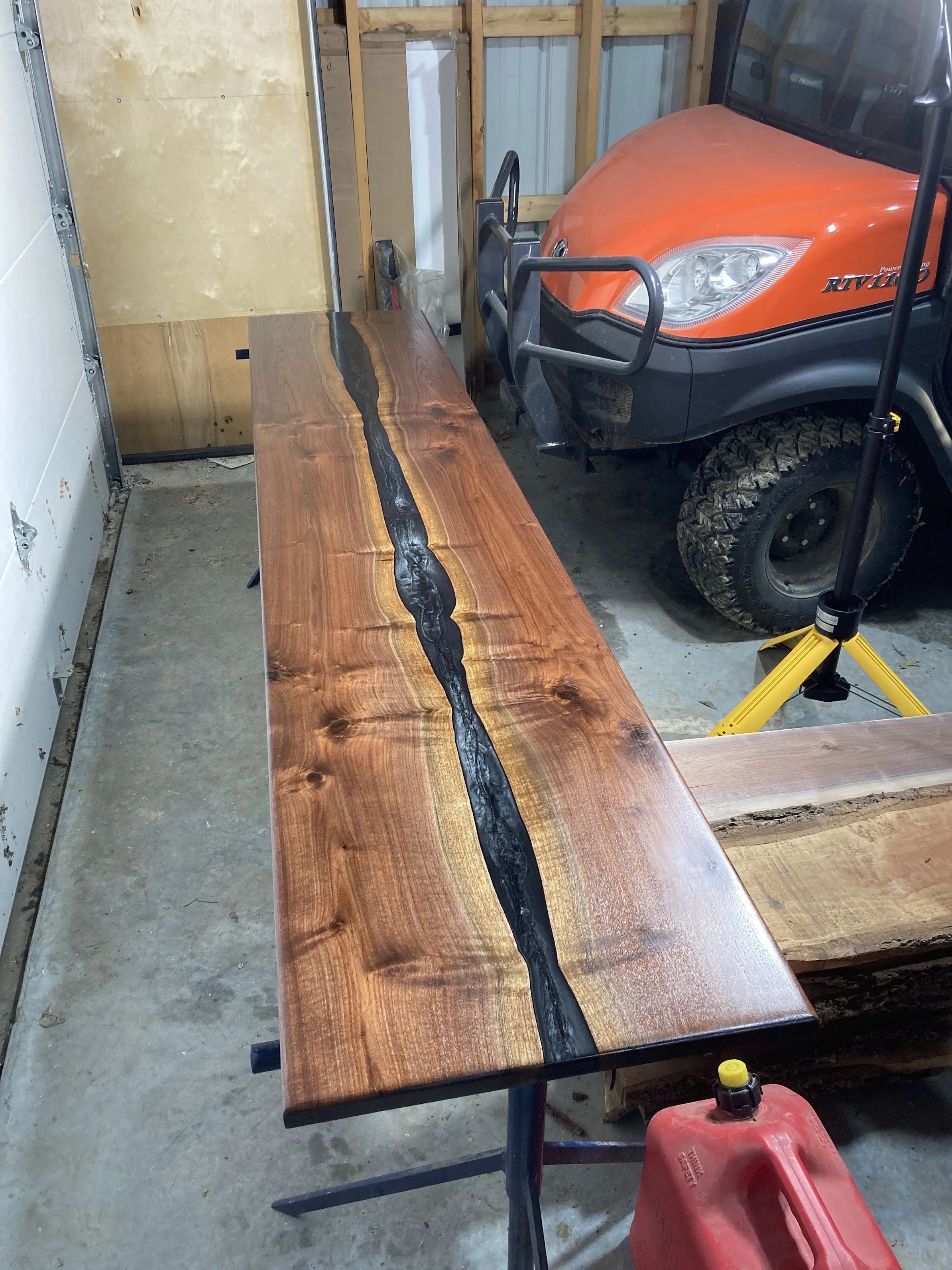 Custom epoxy table top