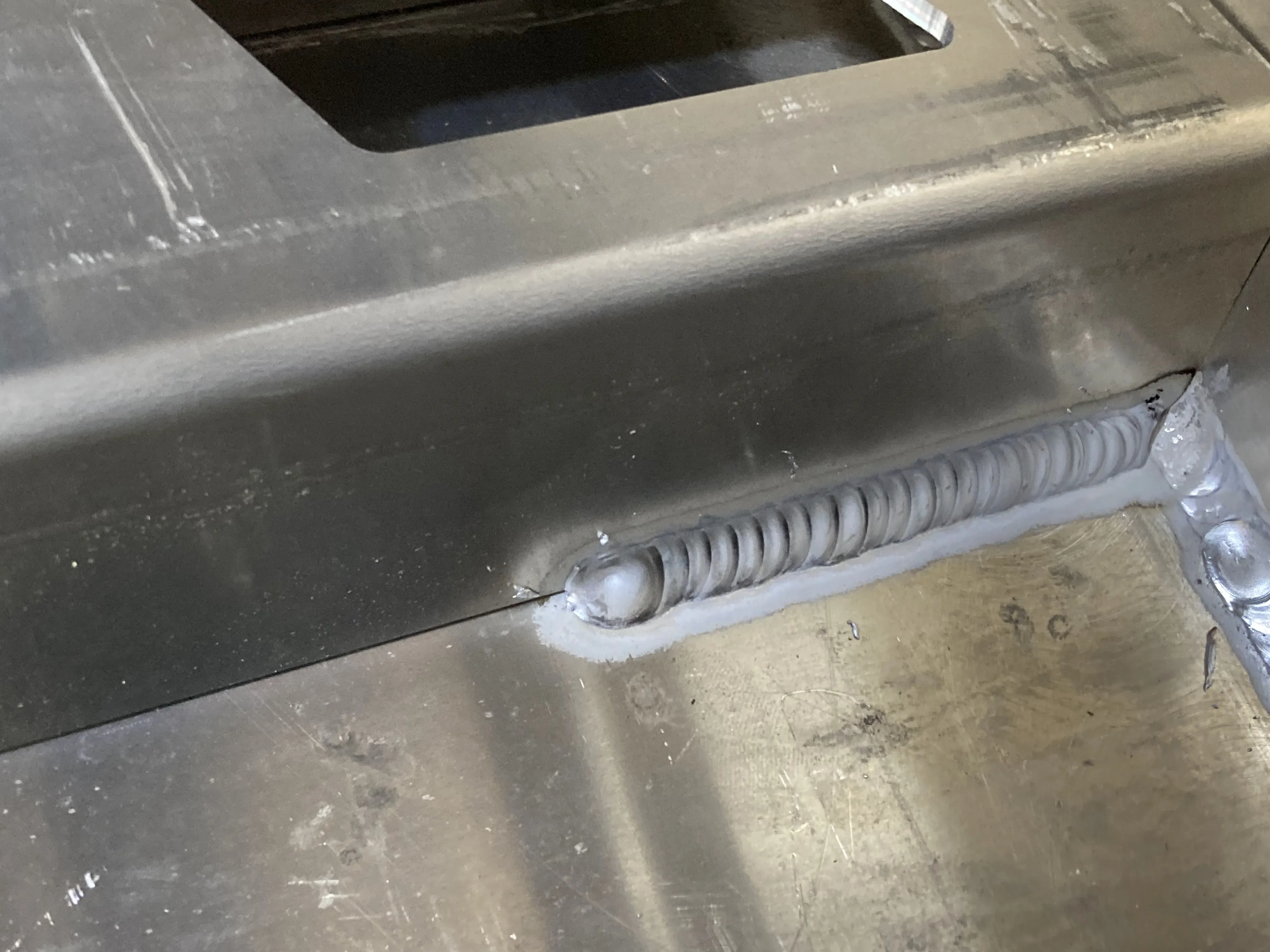 Precision TIG welding work